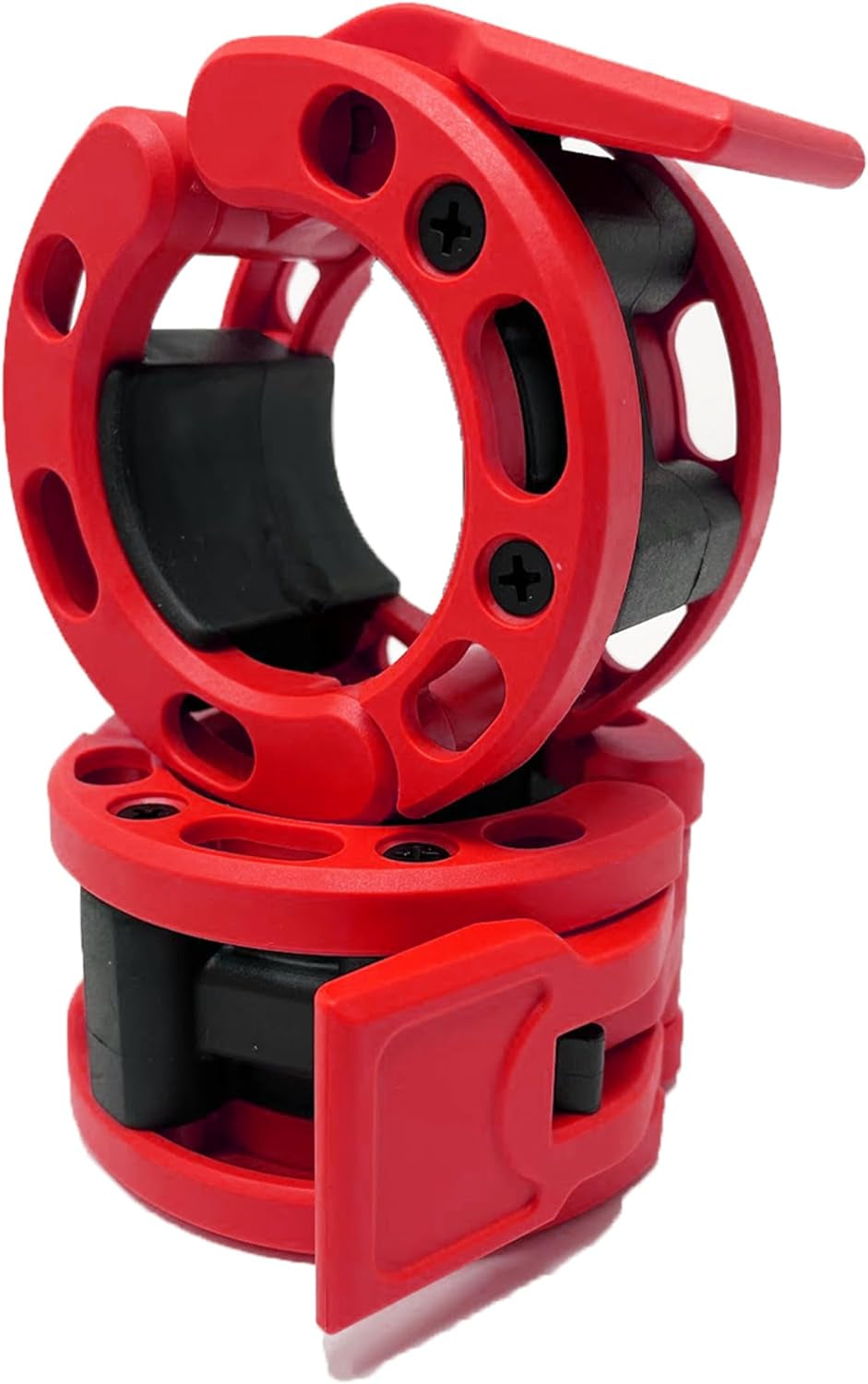 Enhance Your Workout with Olympic Barbell Quick Release Clamps - Secure Locking Weight Clips for 2-Inch Barbells