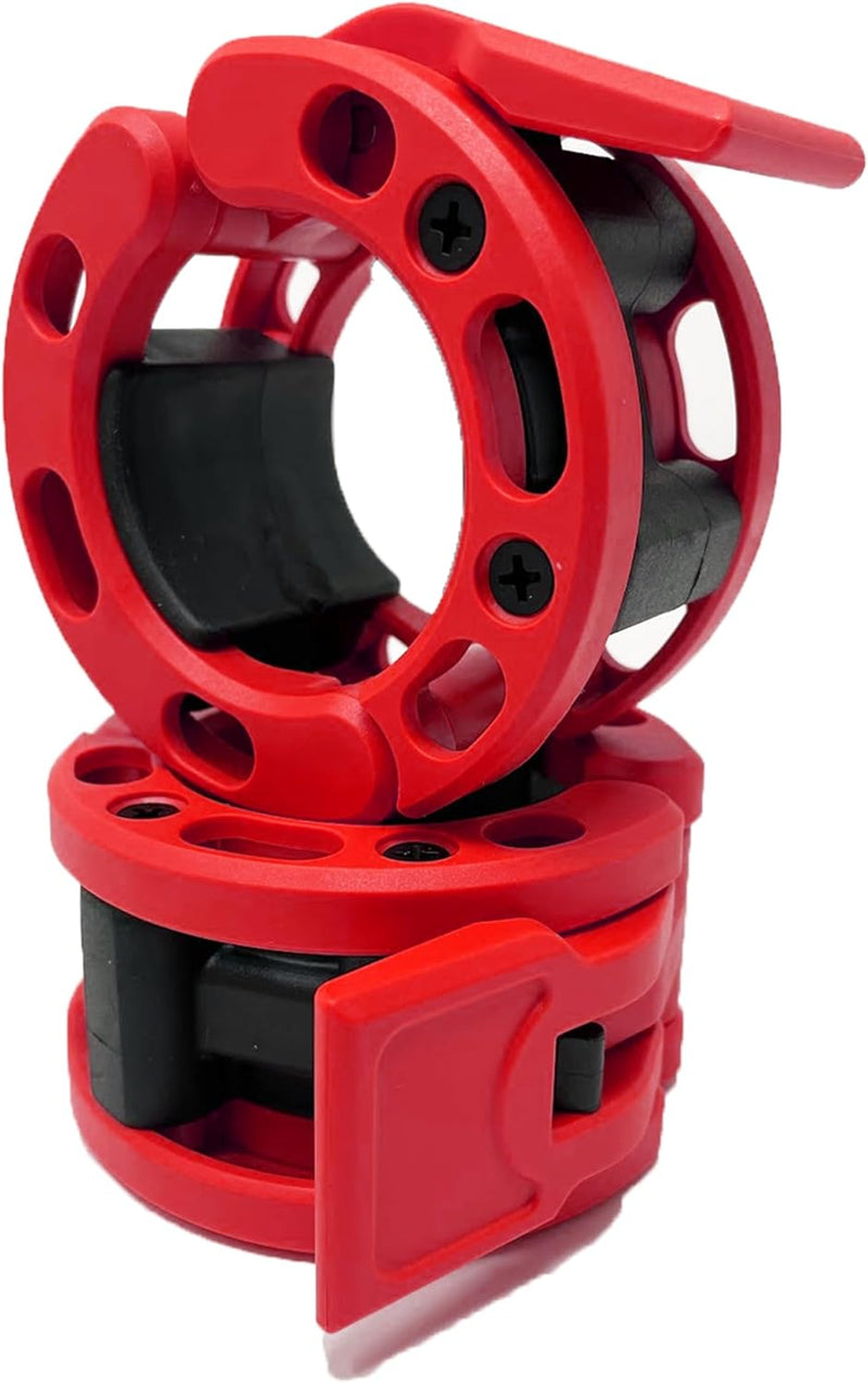Enhance Your Workout with Olympic Barbell Quick Release Clamps - Secure Locking Weight Clips for 2-Inch Barbells