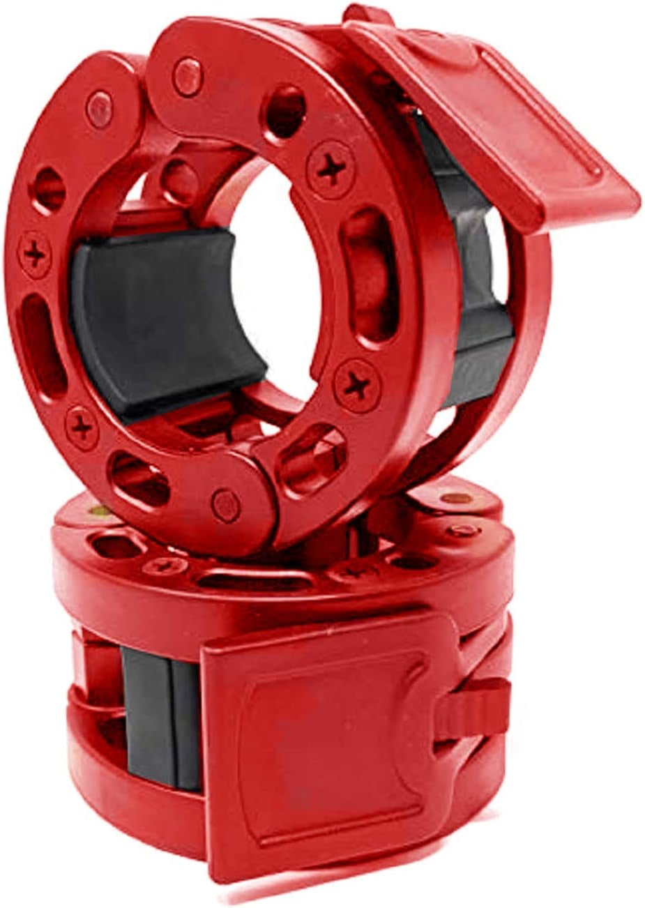 Enhance Your Workout with Olympic Barbell Quick Release Clamps - Secure Locking Weight Clips for 2-Inch Barbells
