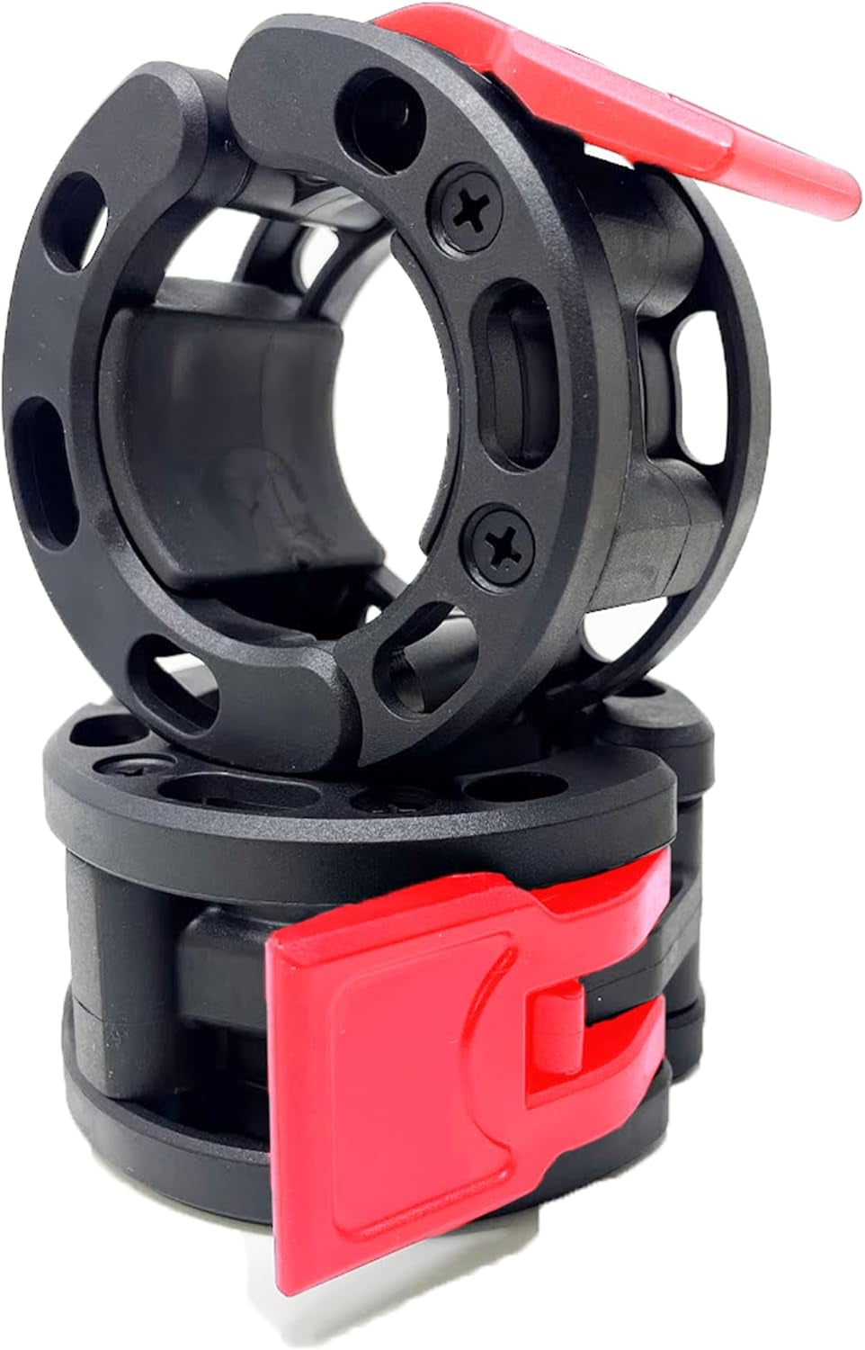Enhance Your Workout with Olympic Barbell Quick Release Clamps - Secure Locking Weight Clips for 2-Inch Barbells