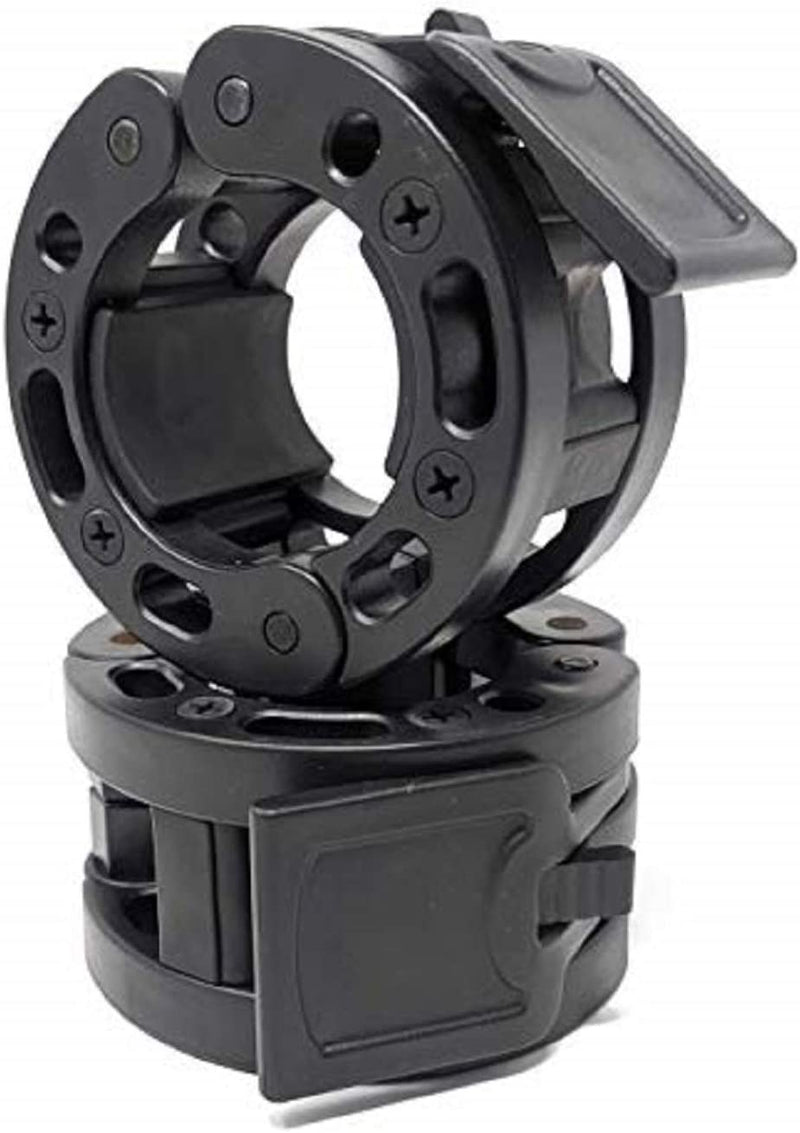 Enhance Your Workout with Olympic Barbell Quick Release Clamps - Secure Locking Weight Clips for 2-Inch Barbells