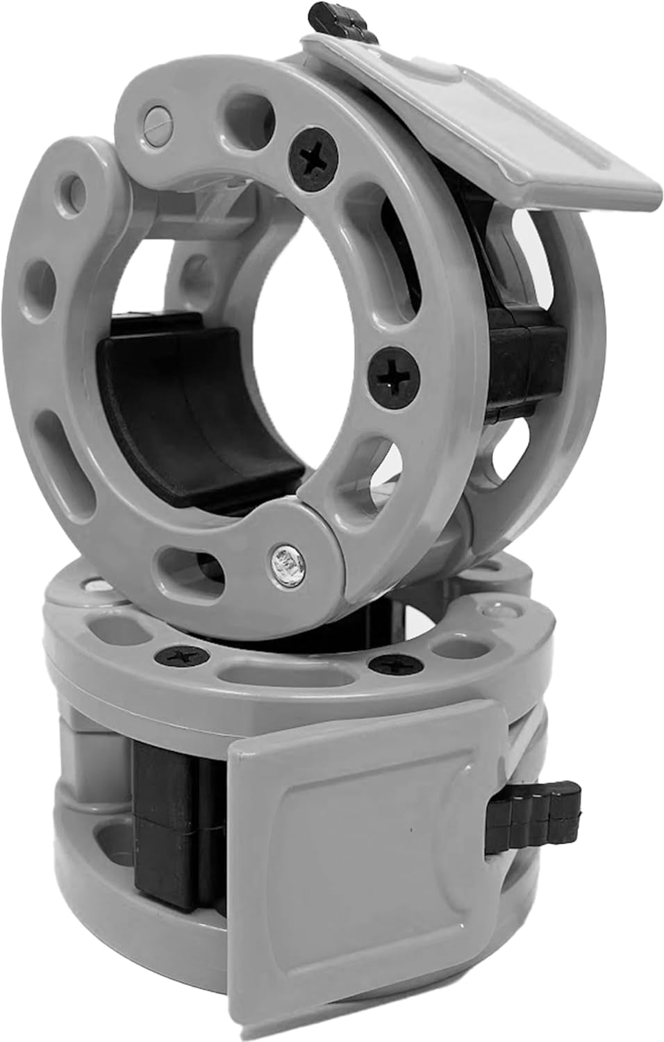 Enhance Your Workout with Olympic Barbell Quick Release Clamps - Secure Locking Weight Clips for 2-Inch Barbells