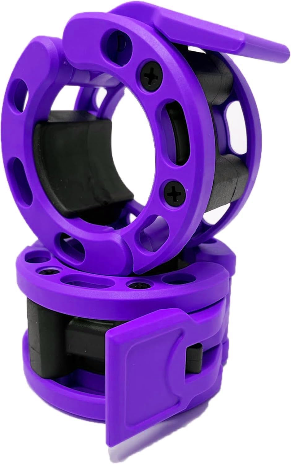 Enhance Your Workout with Olympic Barbell Quick Release Clamps - Secure Locking Weight Clips for 2-Inch Barbells