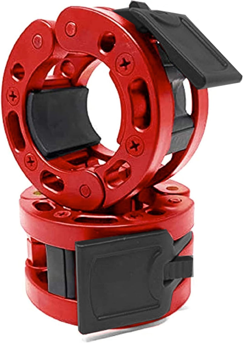 Enhance Your Workout with Olympic Barbell Quick Release Clamps - Secure Locking Weight Clips for 2-Inch Barbells