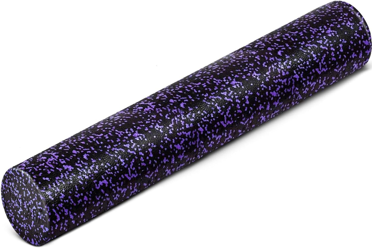 Revolutionize Your Recovery with the High-Density 36-Inch Foam Roller - Perfect for Yoga, Pilates, and Deep Tissue Massage - Vibrant Purple Speckled Design