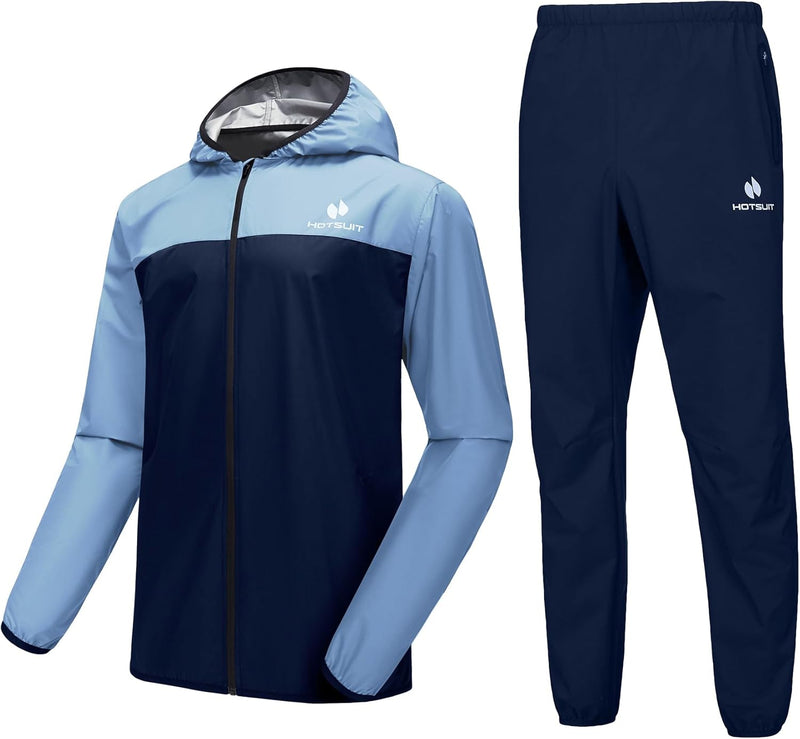 Men's Sauna Suit - Full Body Sweat Suit for Gym Workouts and Exercise