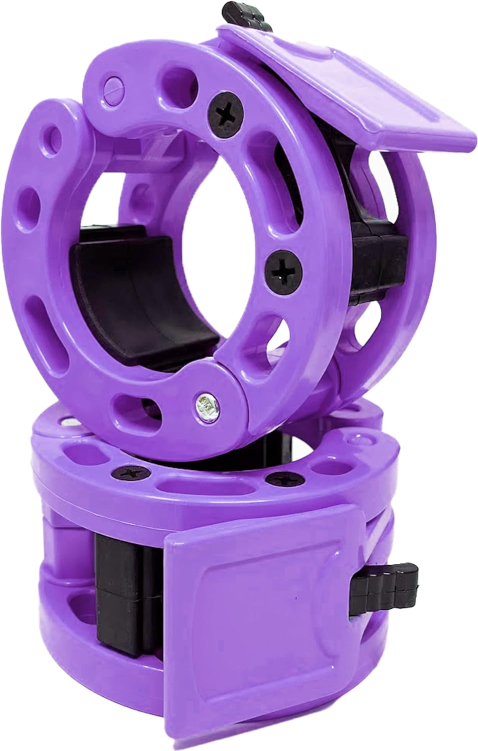 Enhance Your Workout with Olympic Barbell Quick Release Clamps - Secure Locking Weight Clips for 2-Inch Barbells