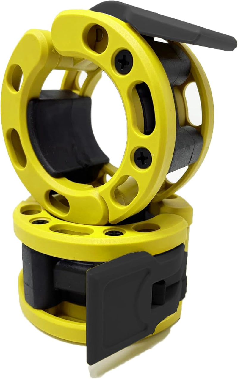 Enhance Your Workout with Olympic Barbell Quick Release Clamps - Secure Locking Weight Clips for 2-Inch Barbells