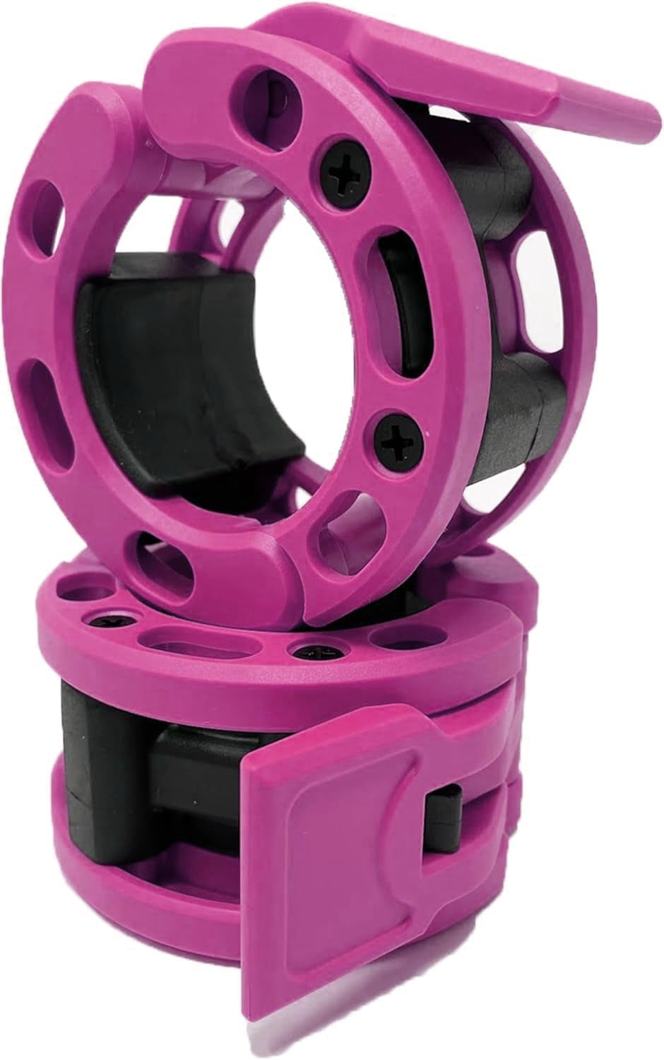 Enhance Your Workout with Olympic Barbell Quick Release Clamps - Secure Locking Weight Clips for 2-Inch Barbells