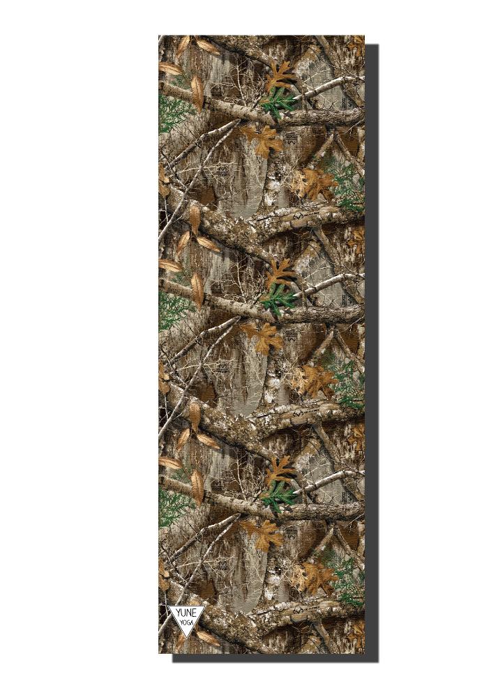 Realtree x Yune Yoga Edge Pattern Mat – Eco-Friendly, Non-Slip, 6mm PER Yoga Mat-1